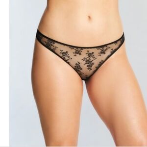 Journelle Romy Thong Black Size XS NWT